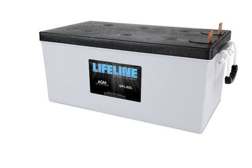 Bateria náutica - GPL-8DL - Lifeline Batteries - 12 V / de chumbo / AGM