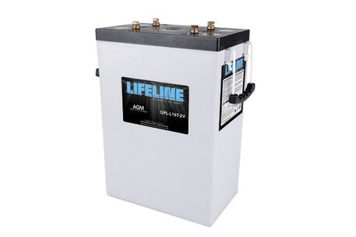 Bateria náutica - GPL-L16T-2V - Lifeline Batteries - 2 V / de chumbo / AGM