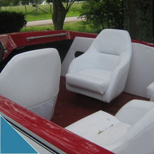 Assento de piloto - CLHS2901 - Veada Industries - para barco / com apoio de braços / com encosto alto
