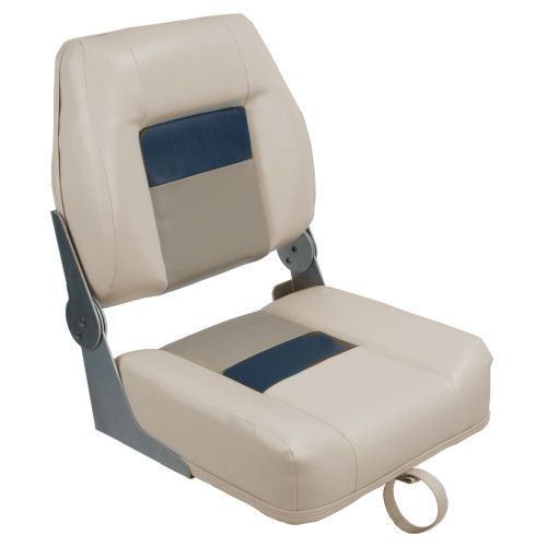 Assento de piloto - QS06BL - Veada Industries - para barco de pesca esportiva / rebatível / com encosto rebatível