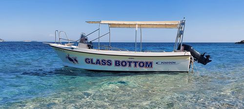 Barco profissional barco de passeio - 620 W GLASS BOTTOM - Biskinis Bros S.A. - com motor de popa