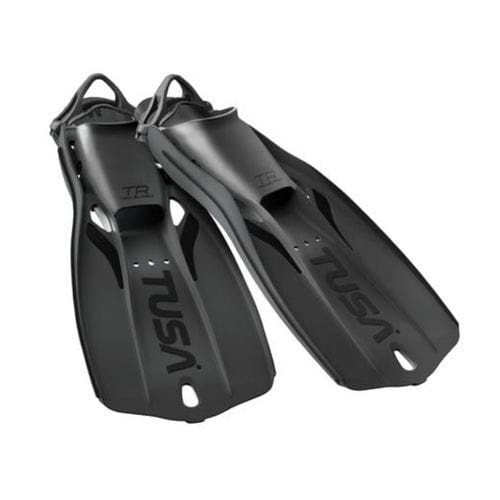 Nadadeira de mergulho - Travel Right Fins - Tabata Deutschland - de borracha / preta