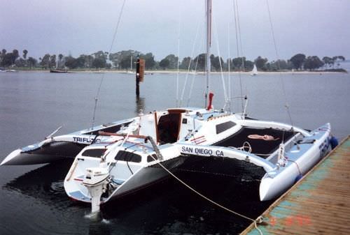 Trimarã - F-9AX - Farrier Marine (NZ) - de cruzeiro / 1 cabine / rebocável