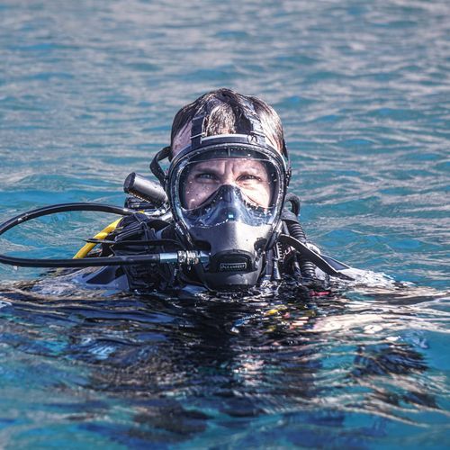 Máscara de mergulho facial integral - NEPTUNE III BASIC - Ocean REEF - para mergulho profissional