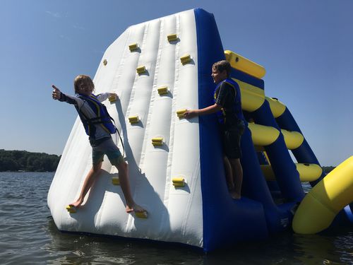 Equipamento de diversão aquática escorregador - POWER TOWER - RAVE Sports - para centro náutico de lazer / inflável
