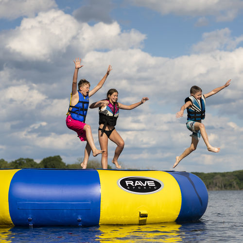 Equipamento de diversão aquática cama elástica - Aqua Jump Eclipse 150 - RAVE Sports - para centro náutico de lazer / inflável