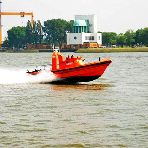 Barco profissional barco salva-vidas - 11 - Neil Marine (Pvt) Ltd - com motor de popa / em PRFV / barco inflável semirrígido