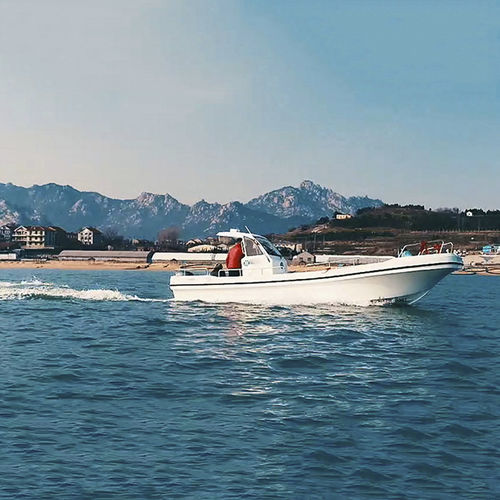 Barco profissional barco de pesca profissional - FRP26F - Qingdao Lian Ya Boat Co.,Ltd. - com motor de popa / de casco rígido (RIB)