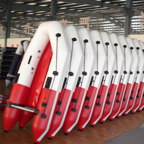 Barco inflável com motor de popa - UB270 V - Qingdao Lian Ya Boat Co.,Ltd. - de gasolina / semirrígido / esportivo