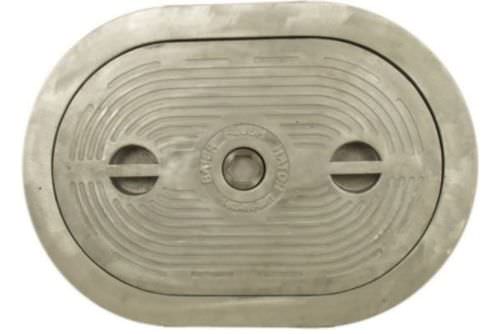 Gaiuta para navio - BFHO15X24 - BAIER MARINE - retangular / de abrir / com lados arredondados