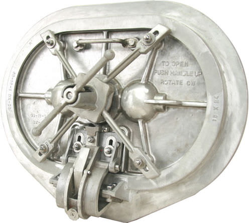 Gaiuta para navio - BFHHQTH15X24 - BAIER MARINE - retangular / semiestanque / com lados arredondados