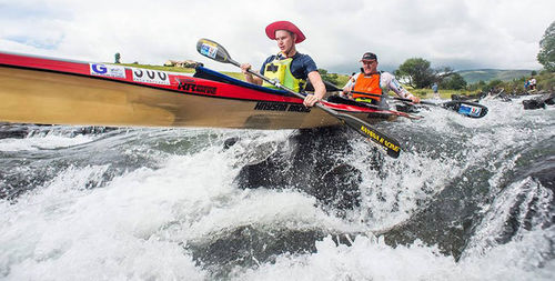 Caiaque de maratona - The Big Rush K2  - Knysna Racing - de velocidade / para águas calmas / para rios com corredeiras