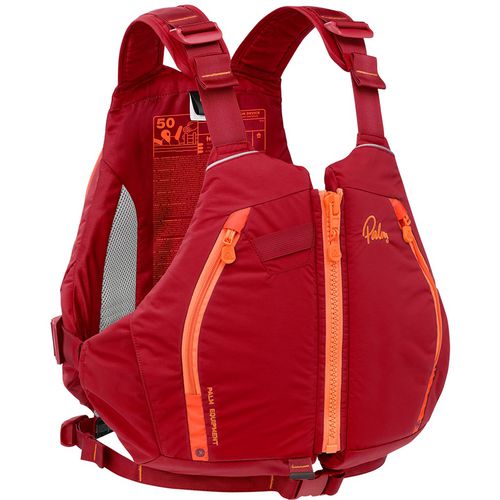 Colete auxiliar de flutuação para caiaque ou canoa - Peyto - Palm - de mulher / de espuma / vermelho