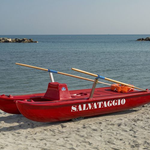 Catamarã a remo de resgate - S life  - CNA Centro Nautico Adriatico