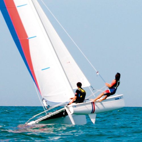 Catamarã esportivo de lazer - Phantom 16' - CNA Centro Nautico Adriatico - para escola / para dois tripulantes / com um trapézio