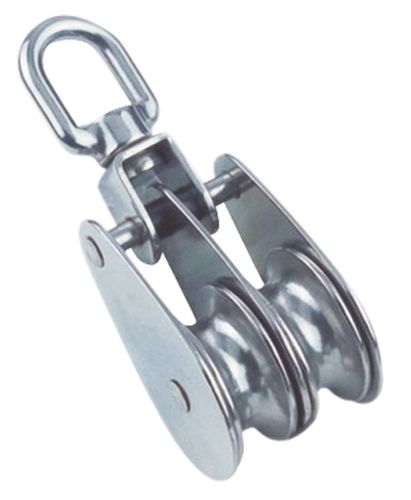 Moitão duplo - 8390 series - Marinetech Edelstahlhandel GmbH & Co.KG - com destorcedor / com rolamento de esferas / ø máx. corda: 10 mm
