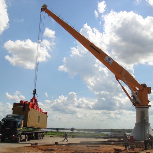 Guindaste portuário - FCC Series - Liebherr-International Deutschland - articulado / com lança elevatória