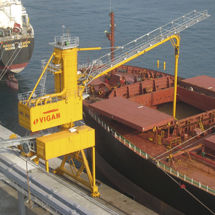 Descarregador de navio contínuo - NIV 400 - VIGAN Engineering S.A. - pneumático / mecânico / com trilho