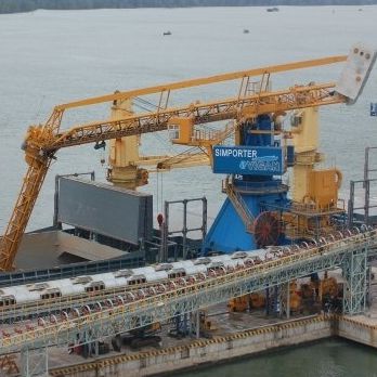 Descarregador de navio de parafuso - SIMPORTER 1200 tph - VIGAN Engineering S.A. - mecânico / contínuo / móvel
