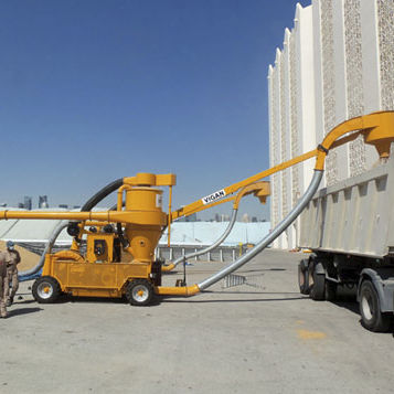 Descarregador de navio pneumático - QATAR - 1 Type 120 - VIGAN Engineering S.A. - contínuo / móvel