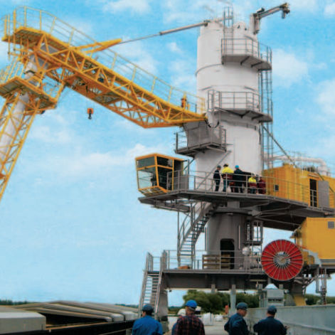 Descarregador de navio pneumático - NEUERO Industrietechnik GmbH - móvel