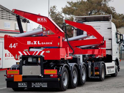 Carreta rodoviária - FULLY - Boxloader - porta-contêineres / para terminal portuário / de carregamento lateral