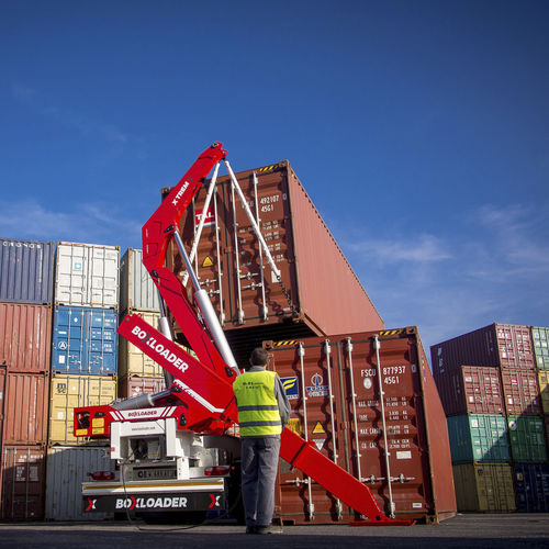 Carreta porta-contêineres - X’TREM LOADER - Boxloader - para terminal portuário / de carregamento lateral / autocarregável