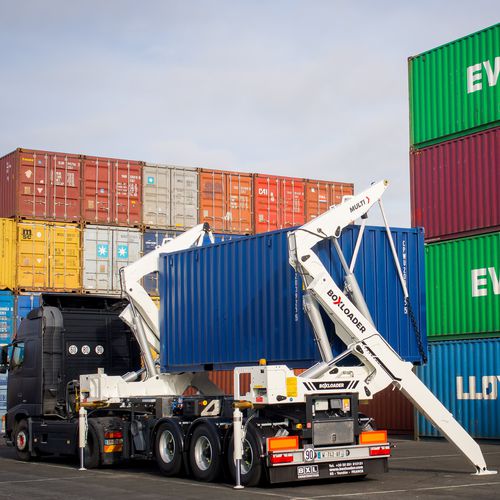 Carreta de movimentação - MULTILOADER - Boxloader - porta-contêineres / para terminal portuário / de carregamento lateral