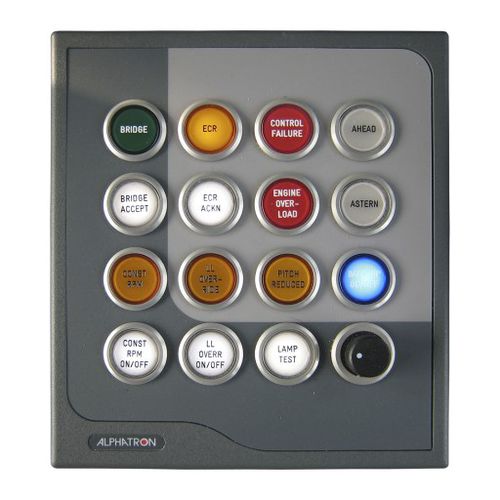 Painel de comando para navio - AlphaLine - Alphatron Marine - para motor / para sistema de direção / de limpa para-brisas