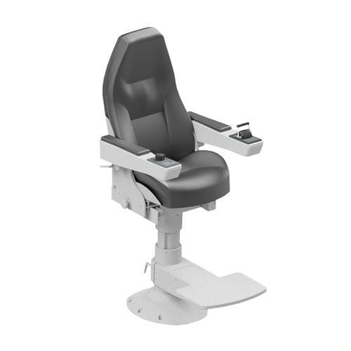 Assento de operador - Alphatron Marine - para barco / com apoio de braços / ajustável