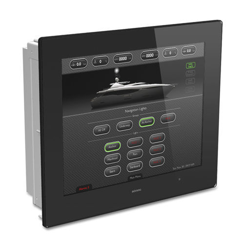 Painel PC para iate - AHD 1215 G - Böning Automationstechnologie GmbH & Co. KG - de embutir / com tela sensível ao toque / embutido