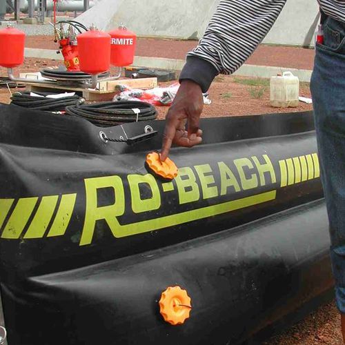 Barreira de contenção - Ro Beach - Desmi - inflável / para águas calmas