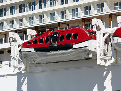 Turco para navio - D-FO - d-i davit international-hische GmbH - para bote salva-vidas / por gravidade / elétrico