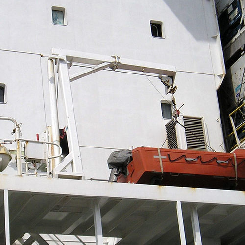 Turco para barco de salvamento - D-BR - d-i davit international-hische GmbH - para navio / com reserva de energia / por gravidade