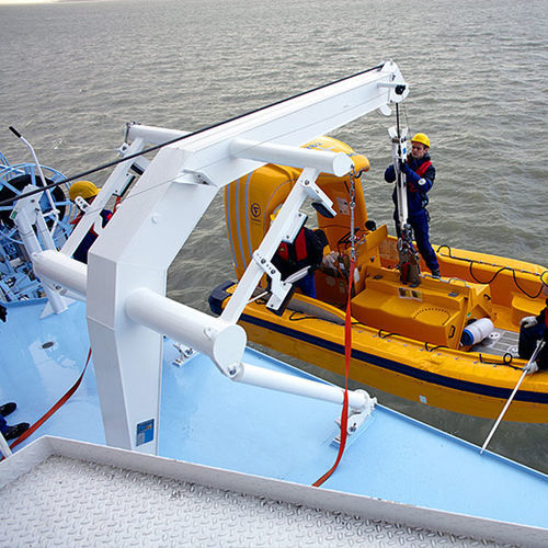 Turco para barco de salvamento - D-NPS.SP - d-i davit international-hische GmbH - para navio / por gravidade / hidráulico