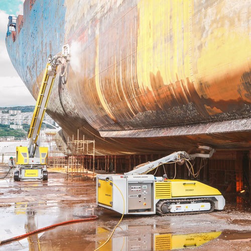 Lavadora de alta pressão para estaleiro naval - DOCKBOY - Hammelmann GmbH - móvel / a diesel