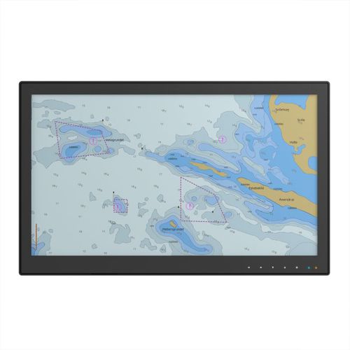 Monitor náutico - DuraMON S-Line - ISIC - multifuncional / 22" / com tela sensível ao toque