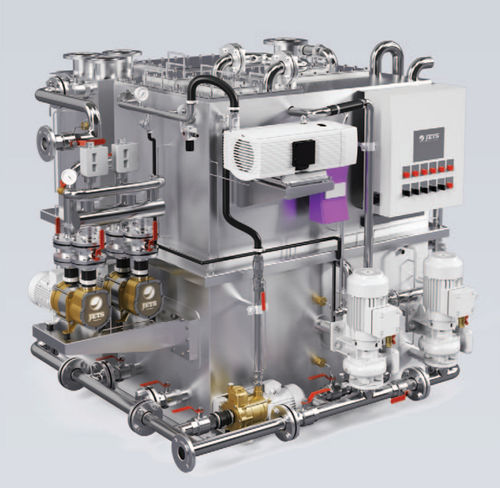 Sistema de tratamento de águas residuais - Ecomotive™ - Jets Vacuum - para navio / biológico / sob vácuo