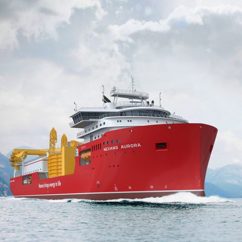 Navio lança-cabos - Nexans Aurora - ULSTEIN