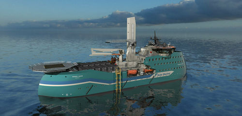 Navio de apoio offshore para parque eólico - Acta Gemini - ULSTEIN