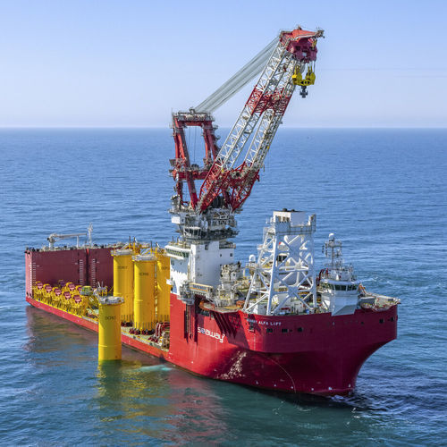 Navio de apoio offshore para a construção - Seaway Alfa Lift - ULSTEIN - de transporte de carga pesada