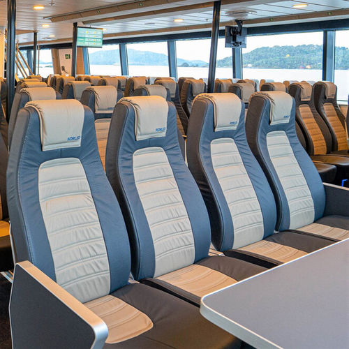 Assento para navio de passageiros - CRUISE COMFORT - West Mekan - com apoio de braços / com encosto alto / de 2 lugares