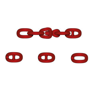 Destorcedor de olhal duplo - forerunner - Wortelboer - para corrente de âncora