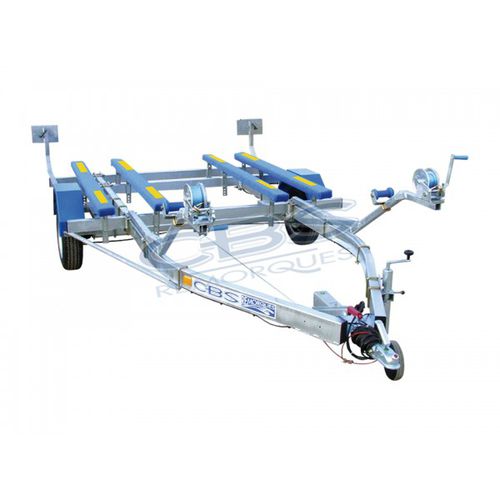 Carreta rodoviária - M0950F - sarl CBS Remorques - para colocação na água / para jet-ski / com 1 eixo