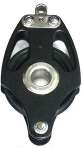 Moitão simples - 1302 - Admiral Marine Equipment - com gancho de suporte / com rolamento de esferas / ø máx. corda: 22 mm