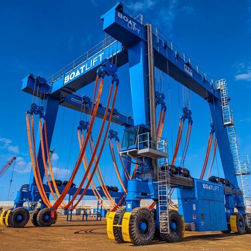 Travel lift controlado remotamente - BL450TL-90°RC - BOAT LIFT - com direção em todas as rodas / para cargas pesadas / de elevação