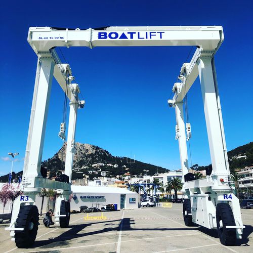 Travel lift controlado remotamente - BL60TL-90°RC - BOAT LIFT - com direção em todas as rodas / de elevação
