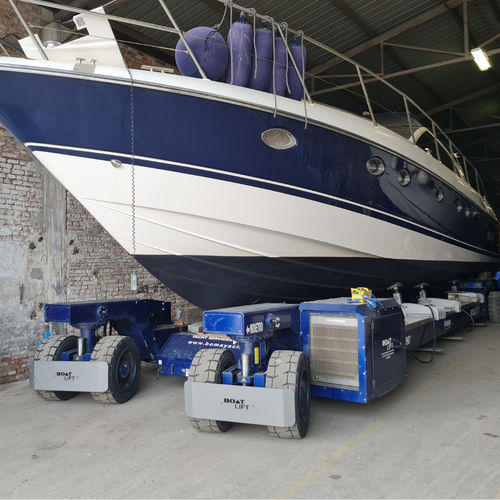 Carreta de movimentação - BL60MA-90° - BOAT LIFT - para estaleiro naval / autopropelida / controlada remotamente