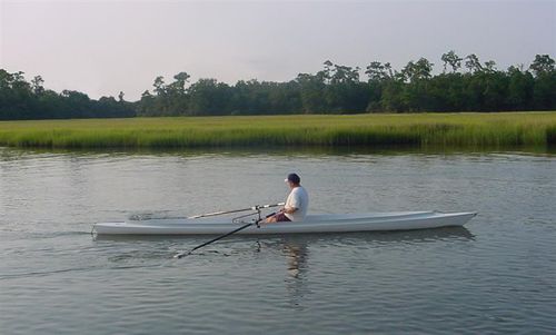 Barco de remo de turismo - Long - Wing Systems - single skiff