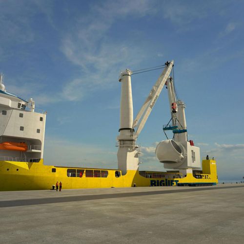 Guindaste para navio-guindaste - Huisman - para cargas pesadas / com lança elevatória / offshore